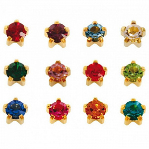 ASSORTED TIFFANY-Смешанная дюжина позолоченная