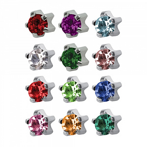 ASSORTED TIFFANY-Смешaнная дюжина без позолоты