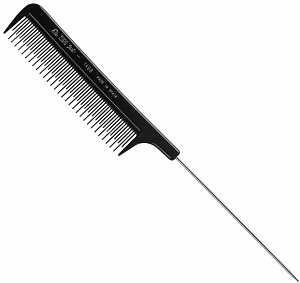 TAIL COMB METALLIC SPECIAL PINS 21,5 CM - РАСЧЕСКА ПАРИКМАХЕРСКАЯ