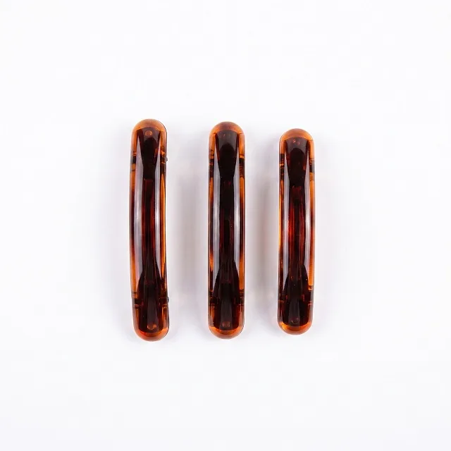 FRENCH BARRET, 3 PCS.,8,5 X 1,3 CM, BROWN - Заколка для волос