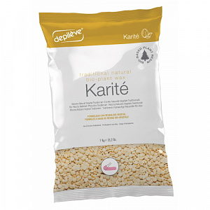 DEPILEVE BIOCERA NAT TRADICIONAL KARITE PERLAS WAX 1KG - Воск для депиляции