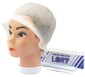 Шапочка для мелирования "LORY" силиконовая, прозрачная