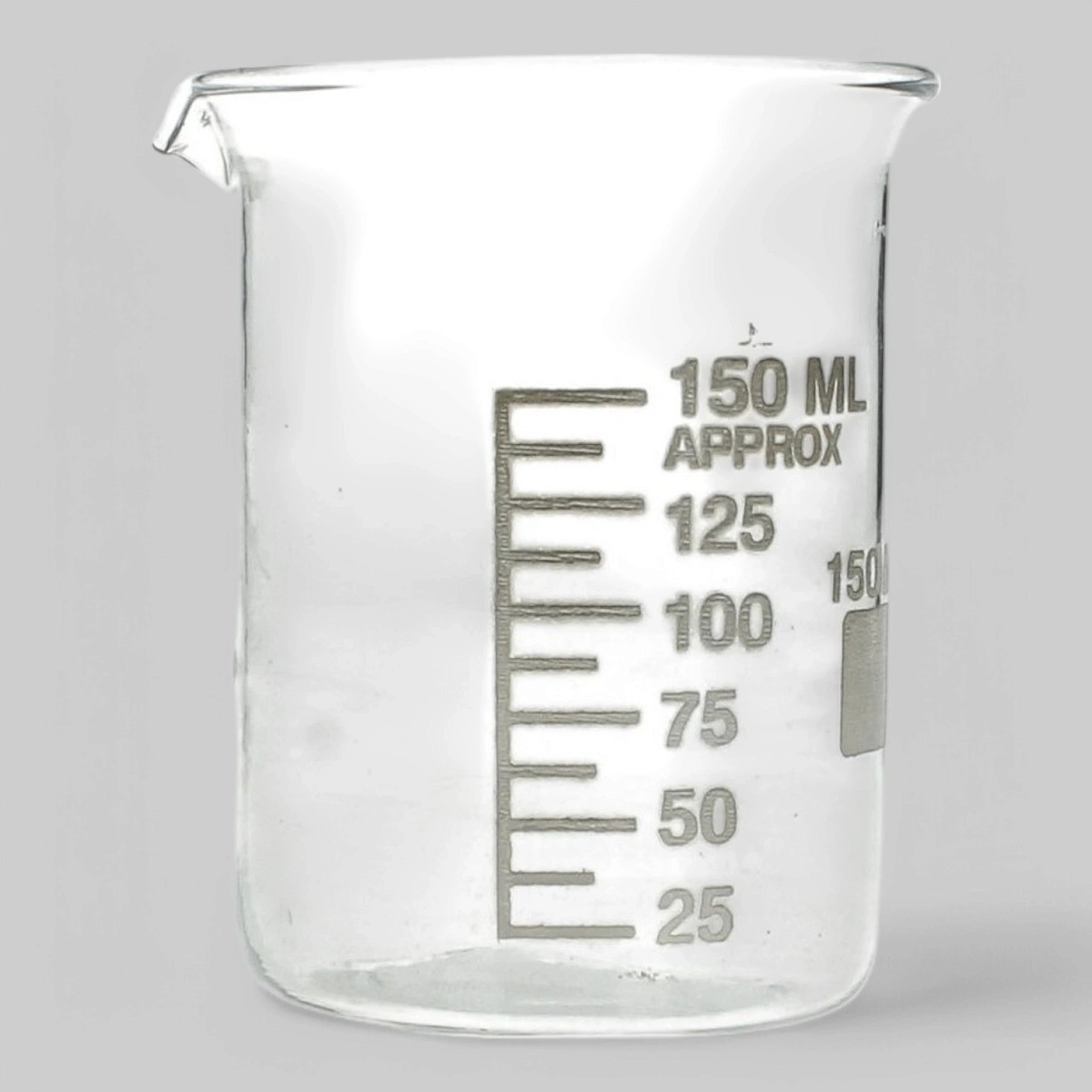 Стаканчик мерный, стеклянный, 150мл.