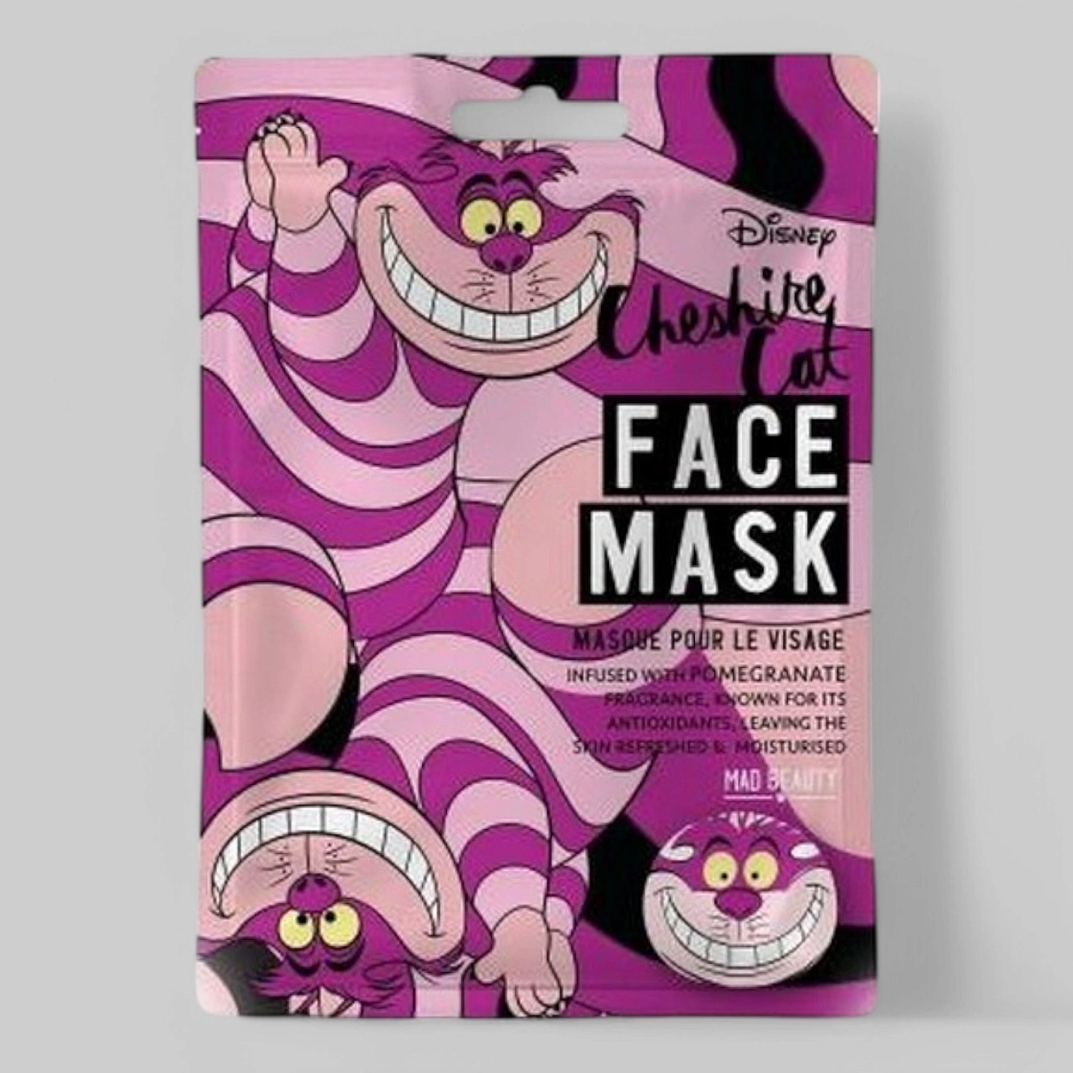 Тканевая маска для лица Disney-Cheshire Cat увлажняющая 1 шт. (арт. DAFMCC-12)