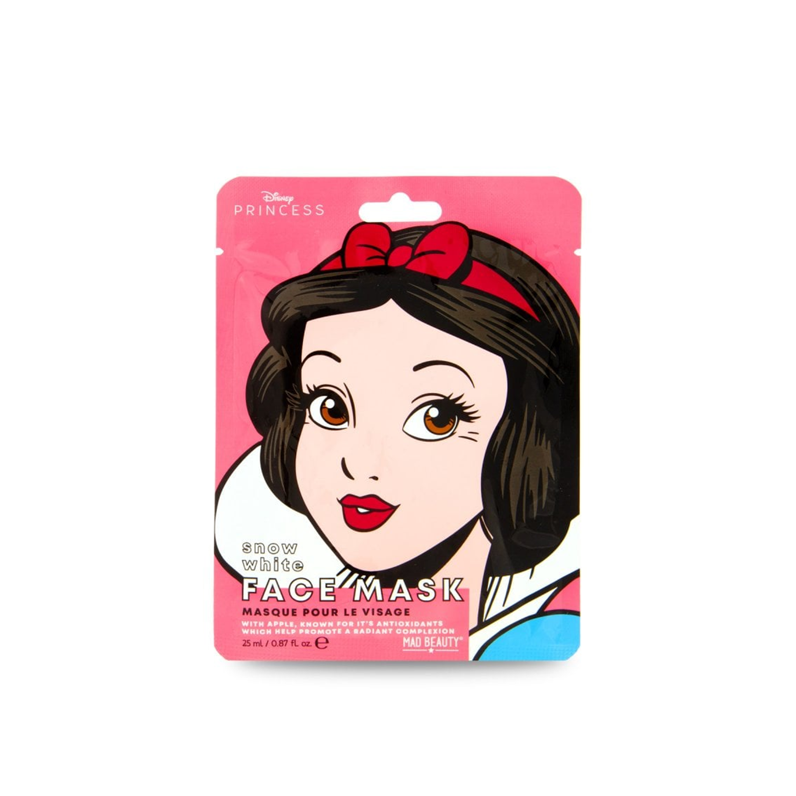 DISNEY POP PRINCESS FACE MASK SNOW WHITE - ТКАНЕВЫЕ КОСМЕТИЧЕСКИЕ МАСКИ ДЛЯ ЛИЦА