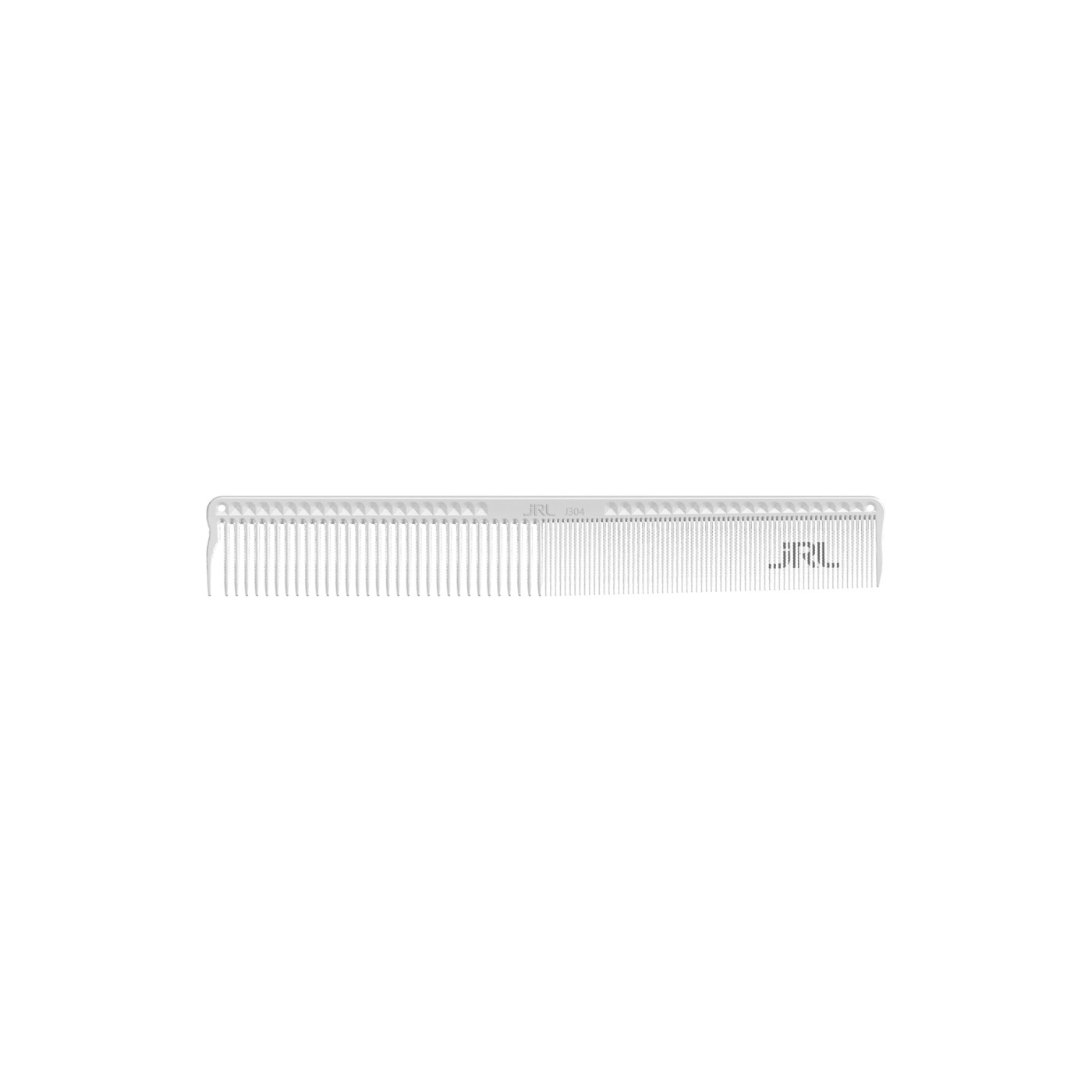 JRL FINE CUTTING COMB 7.4", WHITE- РАСЧЕСКА ДЛЯ СТРИЖКИ 7.4", ЦВЕТ БЕЛЫЙ