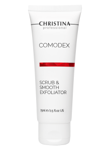 CHRISTINA Comodex Scrub & Smooth Exfoliator - выравнивающий скраб-эксфолиатор, 75 мл.