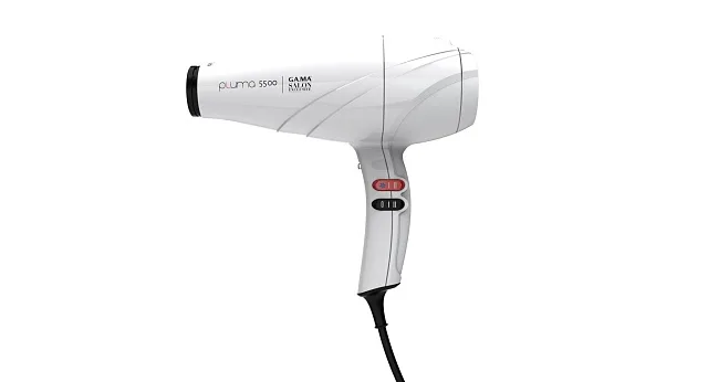 Электрофен для волос GA.MA PLUMA 5500 ION SYSTEM C OXY ACTIVE (белый)