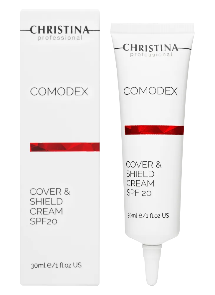 COMODEX COVER&SHIELD CREAM SPF-20 -КРЕМ ДЛЯ ЛИЦА С ТОНИРУЮЩИМ ЭФФЕКТОМ И SPF-20, ЛИНИЯ COMODEX