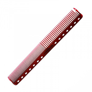 SUPER COMBS RED -Расческа для стрижки, для коротких и очень коротких волос, длина 175мм, красная