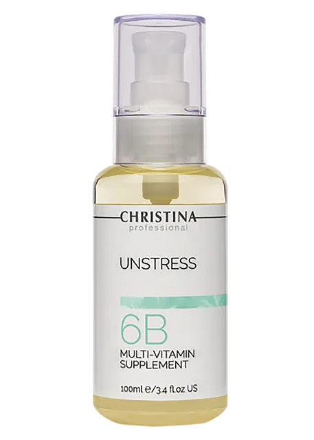 UNSTRESS 6B STEP MULTY VITAMIN SUPPLEMENT -МАССАЖНОЕ МАСЛО С МУЛЬТИВИТАМИНАМИ ДЛЯ ЛИЦА, ШАГ 6B, ЛИНИ