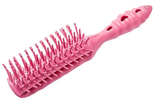 LAP AIR VENT STYLER WHITE - ЩЁТКА ДЛЯ ВОЛОС  "LAP AIR VENT STYLER", НЕЙЛОНОВАЯ ЩЕТИНА, ЦВЕТ БЕЛО-РОЗ