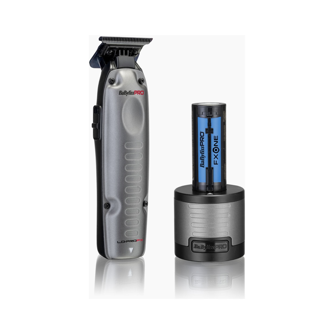 FXONE LO-PRO TRIMMER GREY +BATTERY - ЭЛЕКТРИЧЕСКАЯ МАШИНКА ДЛЯ СТРИЖКИ ВОЛОС с запасной батареей