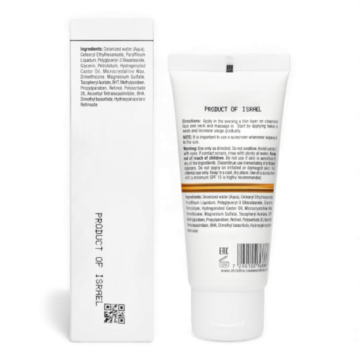 КРЕМ ДЛЯ ЛИЦА LINE REPAIR-FIX-RETINOL E ACTIVE CREAM С РЕТИНОЛОМ 60 МЛ 