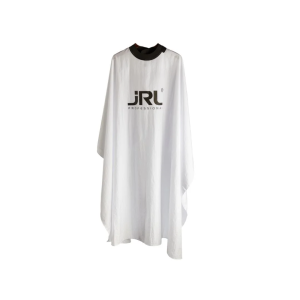 JRL PREMIUM STYLING CAPE - ПЕНЬЮАР ПАРИКМАХЕРСКИЙ "JRL" , ВОДОСТОЙКИЙ, МАТЕРИАЛ 100% ПОЛИЭСТЕР, РАЗМЕР 138х155 см., ЦВЕТ - БЕЛЫЙ