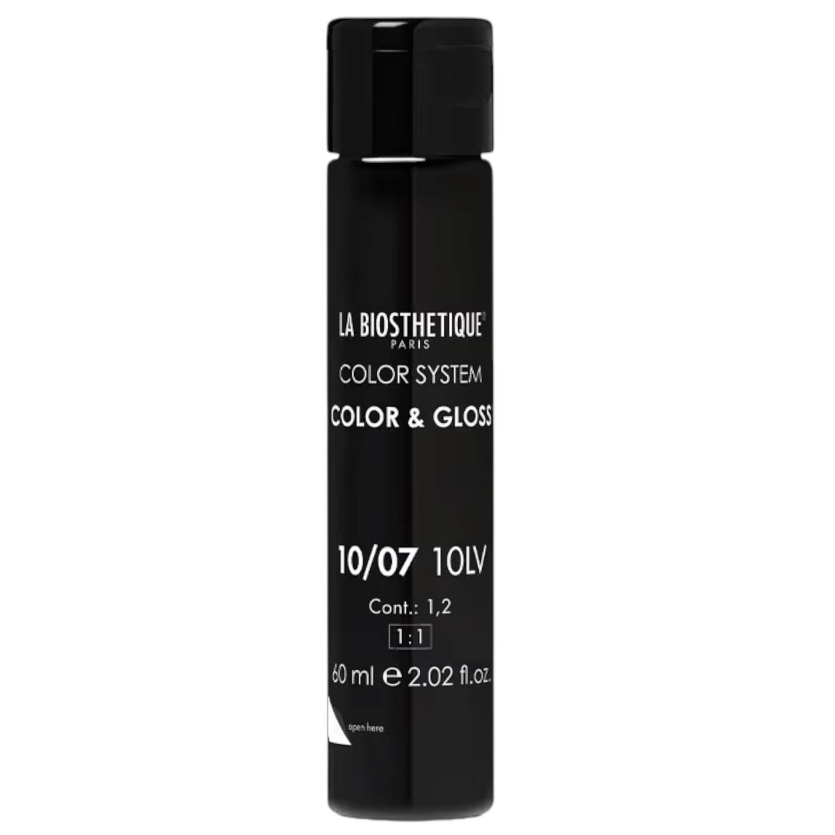 La Biosthetique Color & Gloss 10/07 10LV  - оксидативный тонирующий гель прямого действия для волос, цвет "светло-фиолетовый", 60 мл.