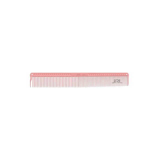 JRL FINE CUTTING COMB 7.4", PINK-ПАРИКМАХЕРСКАЯ РАСЧЕСКА ДЛЯ  СТРИЖКИ 7.4",  ЦВЕТ РОЗОВЫЙ