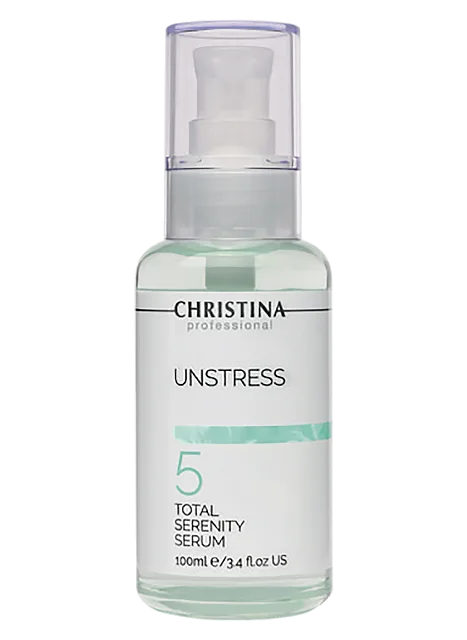 UNSTRESS 5 STEP TOTAL SERENITY SERUM -УСПОКАИВАЮЩАЯ СЫВОРОТКА «ТОТАЛЬ» ДЛЯ ЛИЦА, ШАГ 5, ЛИНИЯ UNSTRE