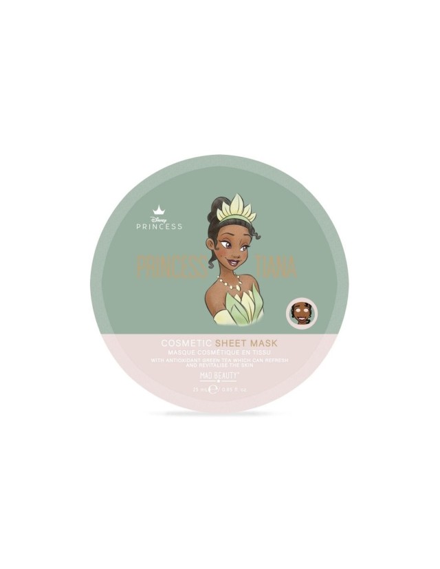 PURE PRINCESS COSMETIC SHEET MASK TIANA-ТКАНЕВАЯЯ КОСМЕТИЧЕСКАЯ МАСКА ДЛЯ ЛИЦА,ПРИНЦЕССА TIANA