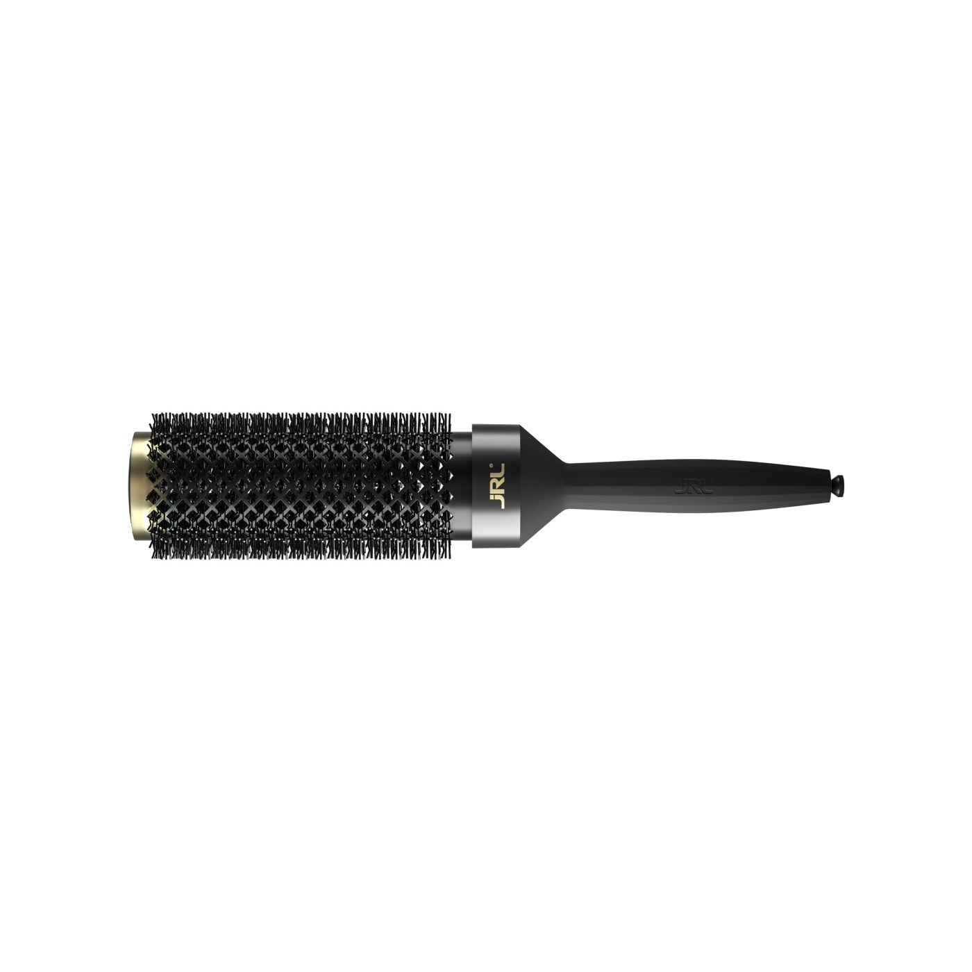 MIXED BRISTLE BRUSH EXTRA LONG φ43MM, BLACK-ПАРИКМАХЕРСКИЙ БРАШИНГ, ЦВЕТ ЧЕРНЫЙ