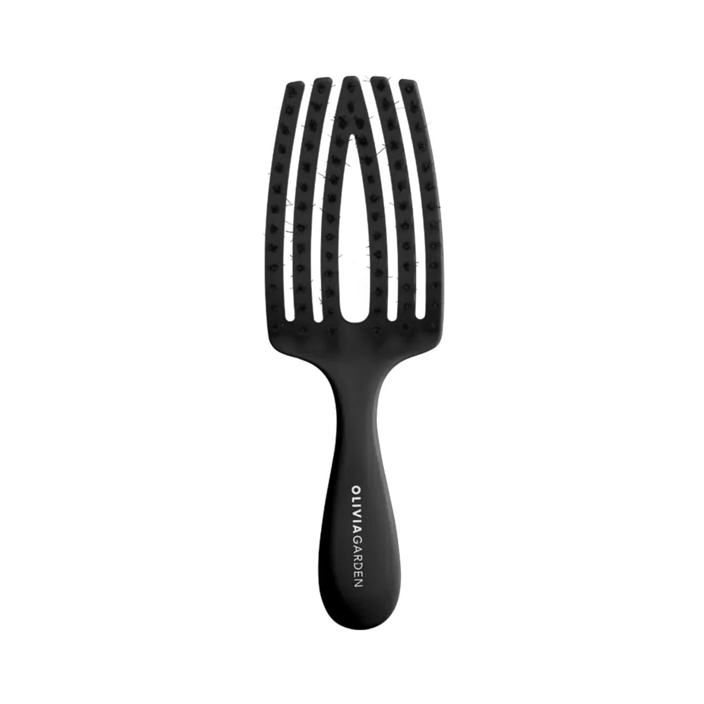 Fingerbrush Care Mini Black-Массажная щётка Fingerbrush Care Mini Black, мини, чёрная
