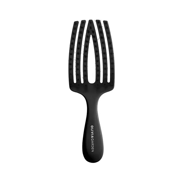 Fingerbrush Care Mini Black-Массажная щётка Fingerbrush Care Mini Black, мини, чёрная
