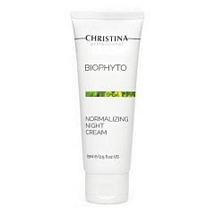 НОЧНОЙ КРЕМ ДЛЯ ЛИЦА BIO PHYTO NORMALIZING NIGHT CREAM СЕБОРЕГУЛИРУЮЩИМ ДЕЙСТВИЕМ 75 МЛ 