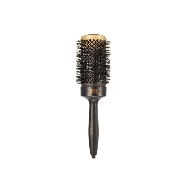 MIXED BRISTLE BRUSHEXTRA LONG φ53MM, BLACK" (GIFT)-БРАШИНГ СО СМЕШАННОЙ ЩЕТИНОЙ, УДЛИНЕННААЯ ФОРМА, 