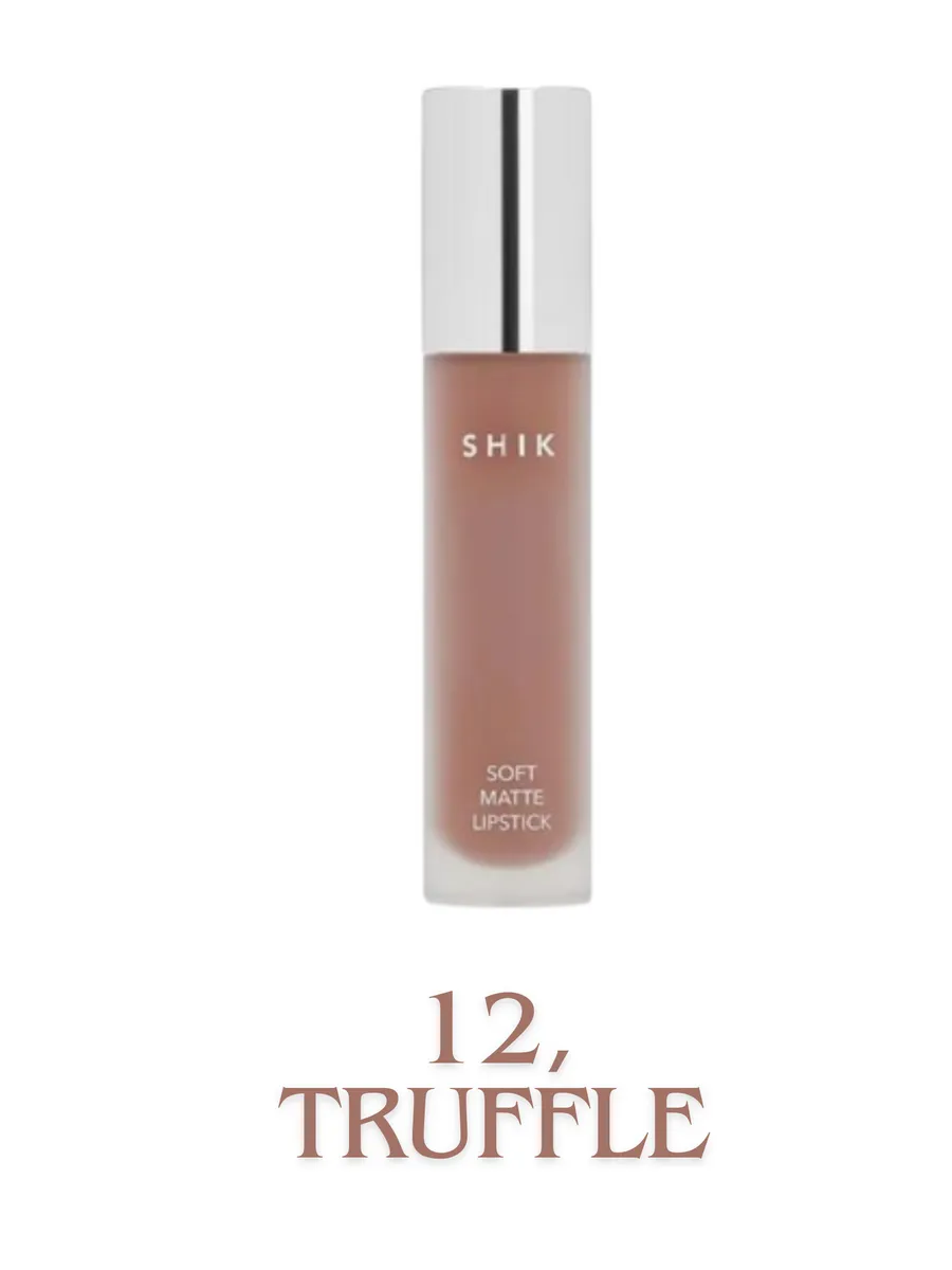 Помада жидкая Shik - Soft matte lipstick матовая, цвет 12 truffle, 5 гр. (арт. 4631168923731)