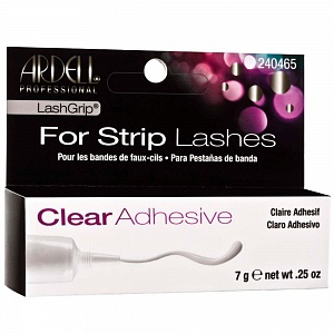 Клей для подиумных ресниц "LASH GRIP CLEAR" прозрачный, 7гр.