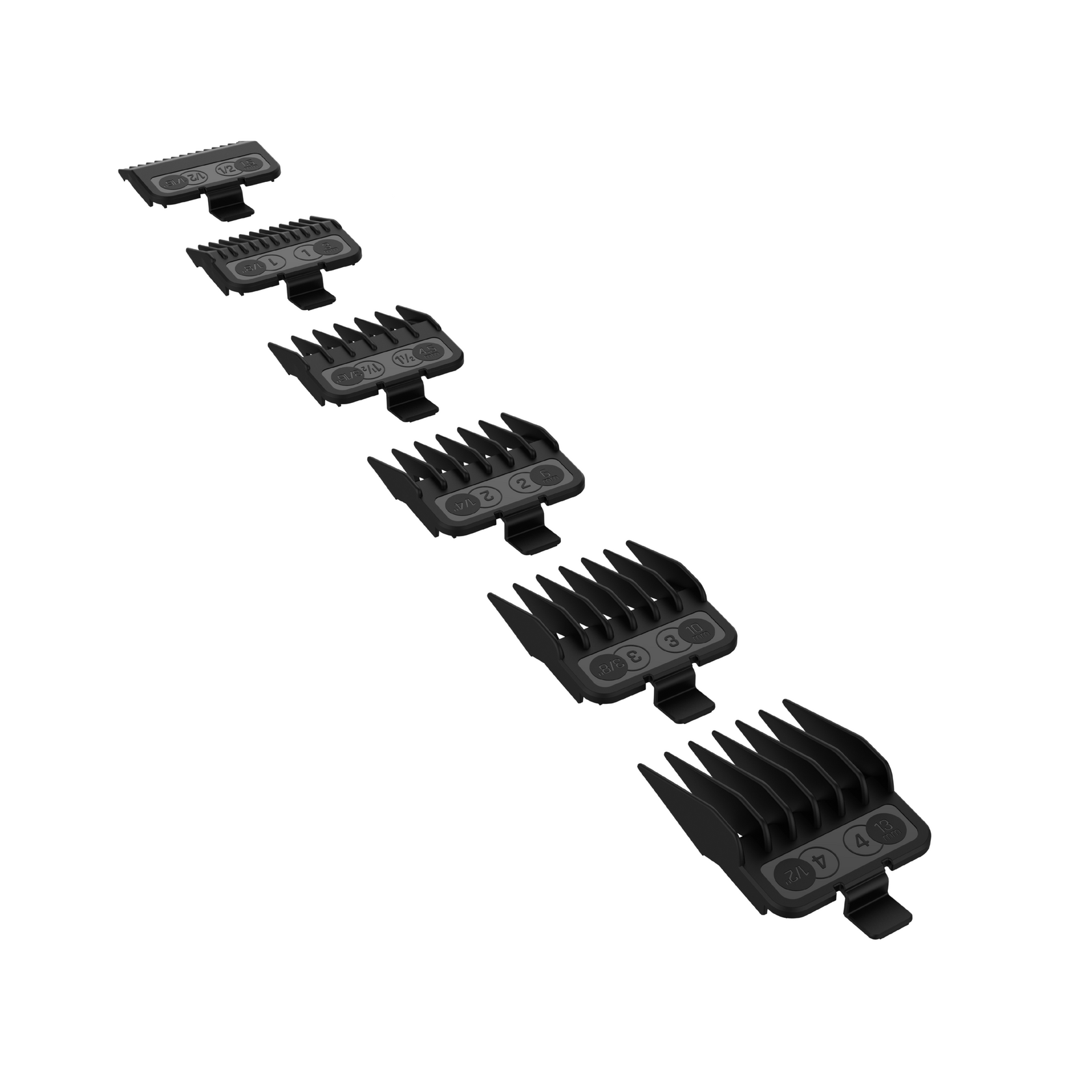 1/16' , 1/8' , 3/16' ,  1/4' , 3/8', 1/2' (GUARD 4)  6 PACK, BLACK-НАБОР ЗАПАСНЫХ НАСАДОК 
