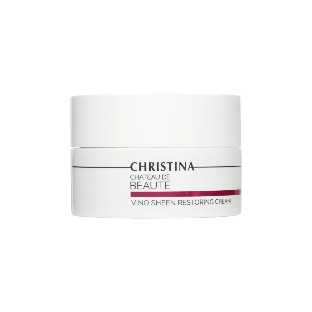 CHATEAU DE BEAUTE VINO SHEEN RESTORING CREAM -ВОССТАНАВЛИВАЮЩИЙ КРЕМ ДЛЯ ЛИЦА "СИЯНИЕ", ЛИНИЯ CHATEA