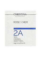 CHRISTINA Rose de Mer Sea Herbal Deep Peel kit - набор для пилинга (20 саше порошка + 2 активатора), kit