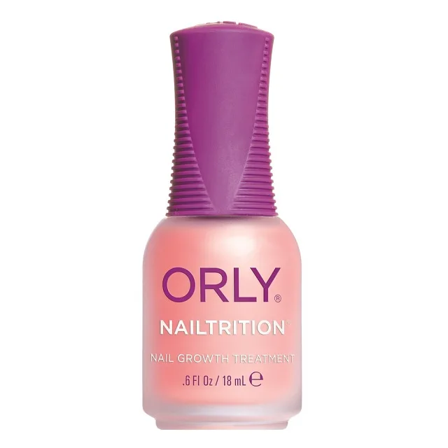 ORLY "Nailtrition"- лечебная основа под лак для укрепления слабых ногтей  ускорения их роста, на основе протеина, кератина, и экстракта бамбука, 18мл.