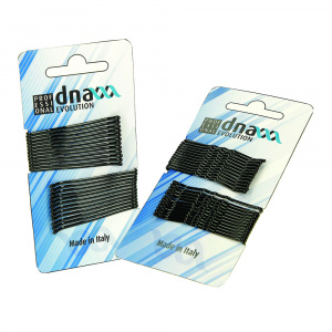 НЕВИДИМКИ ДЛЯ ВОЛОС ПАРИКМАХЕРСКИЕ - * "CARDBOARD 24 pcs HAIR GRIP PLAIN BLACK 2......