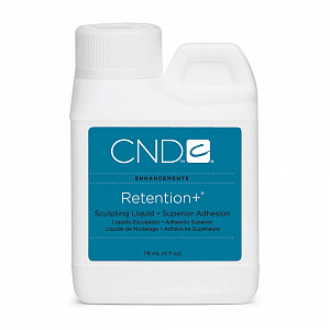 "RETENTION+" -  Беспраймерный ликвид для работы с  искуственными ногтями, с тенденцией к отслаиванию, 118мл.