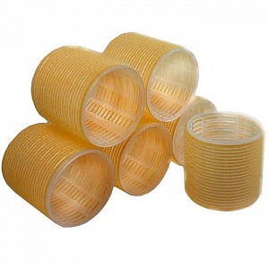CORE ROLLERS 66MM 6 PCS YELLOW - Бигуди, упаковка 6шт