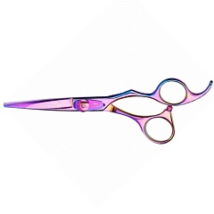 Ножницы парикмахерские розовые SILKCUT 575 RAINBOW IN SHEAR BOX 