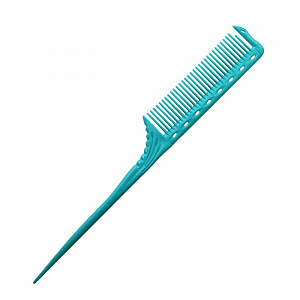 TAIL COMB LIGT BLUE - Расческа для начеса с хвостиком, длина 210мм, голубая