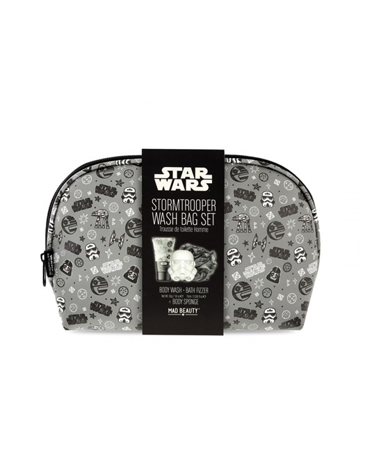 STAR WARS WASH BAG SET - Подарочный набор для душа STAR WARS (косметичка, спонж для тела, бомбочка д