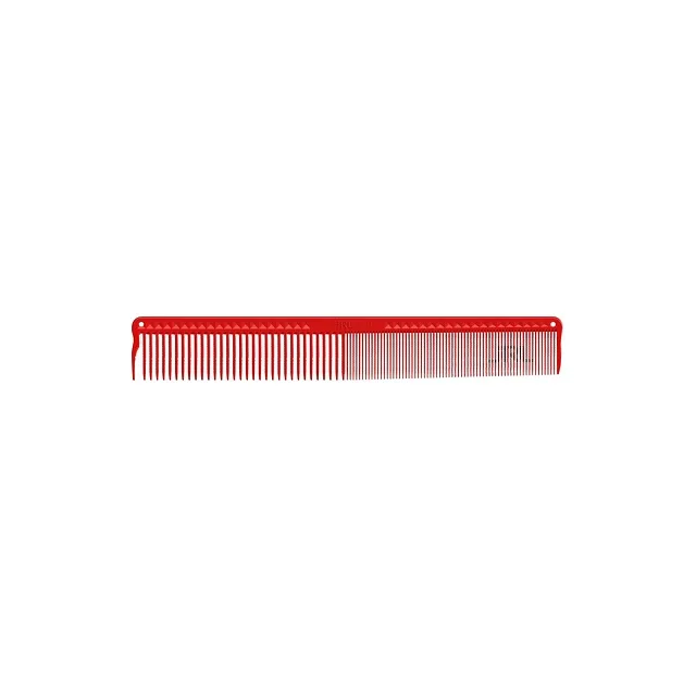 JRL FINE CUTTING COMB 7.4", RED-ПАРИКМАХЕРСКАЯ РАСЧЕСКА  ДЛЯ  СТРИЖКИ 7.4", ЦВЕТ КРАСНЫЙ