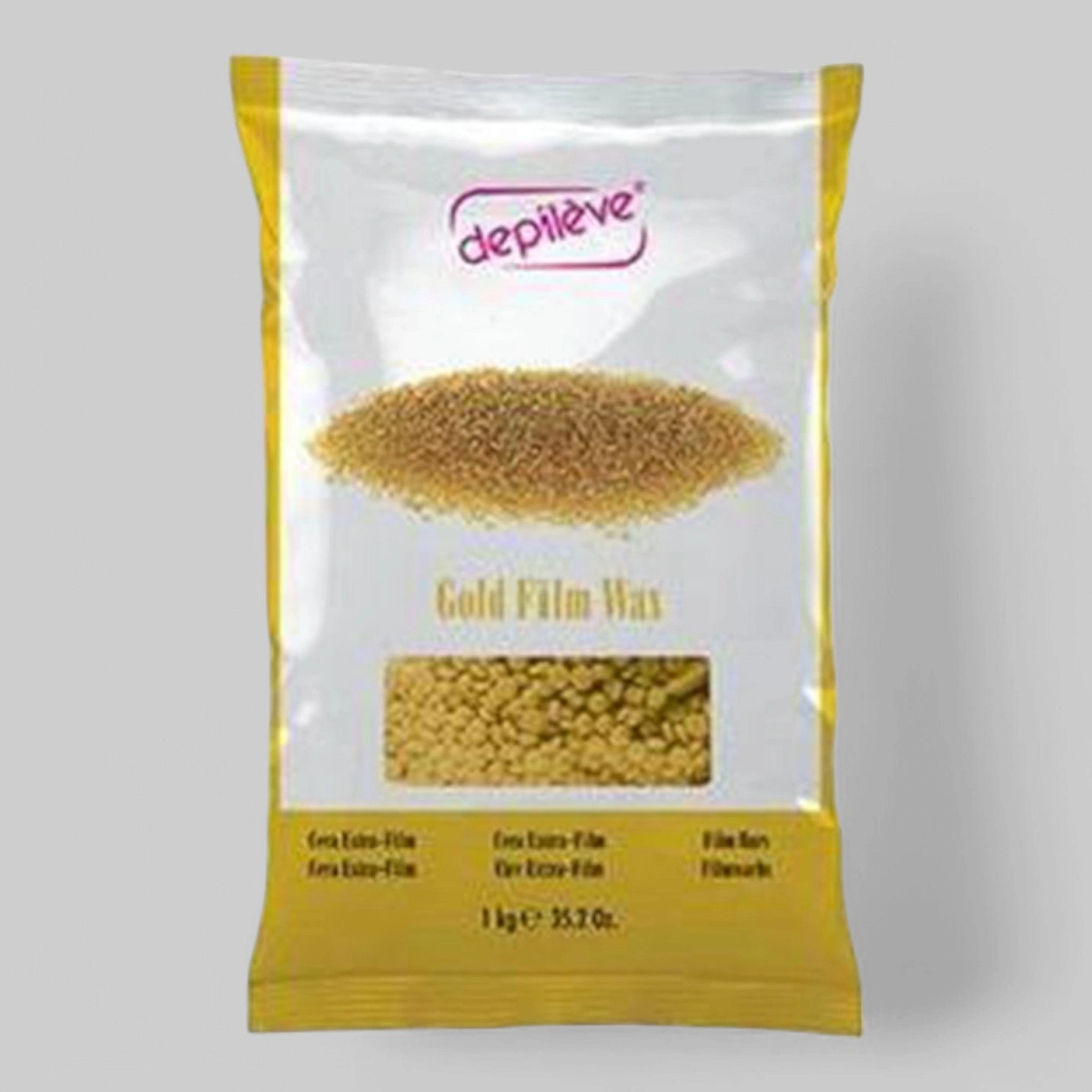 Био-Воск бесполосочный гранулированный "ЗОЛОТОЙ" экстра-вязкий,  1000гр.