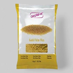 Био-Воск бесполосочный гранулированный "ЗОЛОТОЙ" экстра-вязкий,  1000гр.