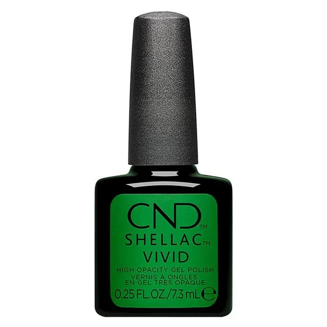 CND SHELLAC SHAMROCK GREEN 0.25oz/7.3ml - ГЕЛЕВЫЙ ЛАК ДЛЯ НОГТЕЙ CND SHELLAC  SHAMROCK GREEN 0.25oz/