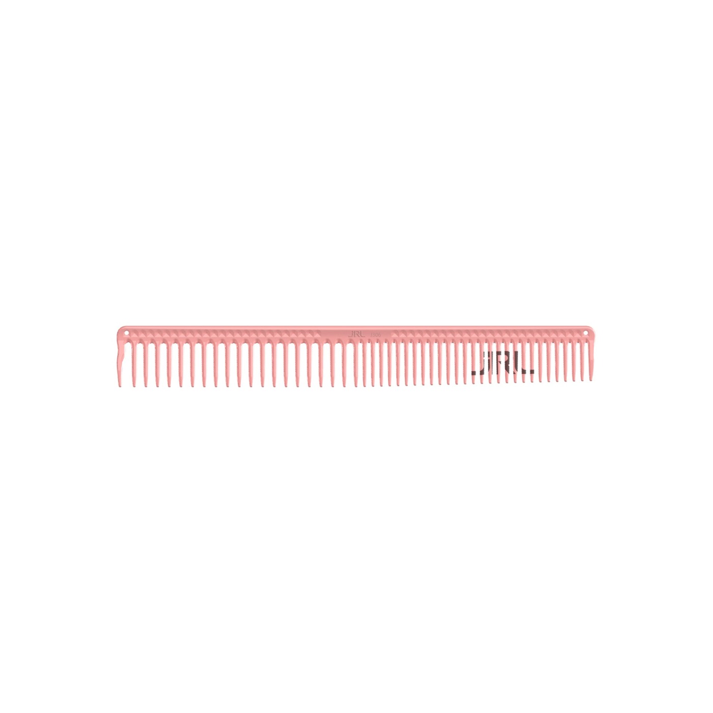 JRL LONG ROUND TOOTH CUTTING COMB 9", PINK-ПАРИКМАХЕРСКАЯ  РАСЧЕСКА ДЛИННАЯ С ЗАКРУГЛЕННЫМИ ЗУБЦАМИ 