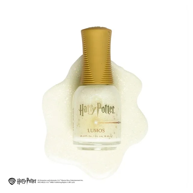 HARRY POTTER GLOW IN THE DARK NL LUMOS - ЛАК ДЛЯ НОГТЕЙ, БЕЛЫЙ С БЛЕСТКАМИ, 18 МЛ.