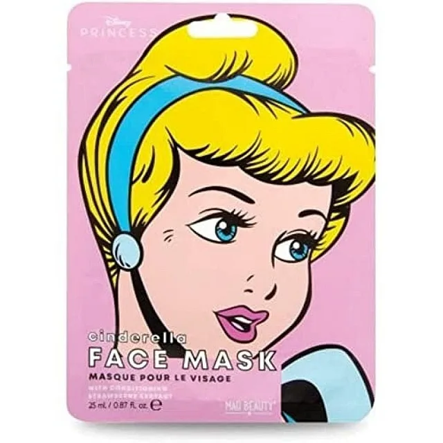 DISNEY POP PRINCESS FACE MASK CINDERELLA - ТКАНЕВЫЕ КОСМЕТИЧЕСКИЕ МАСКИ ДЛЯ ЛИЦА