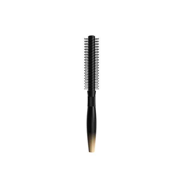 BARBER ROUND BRUSH φ15MM, BLACKJRL БРАШИНГ ДЛЯ БАРБЕРА, φ15 мм, ЦВЕТ ЧЕРНЫЙ