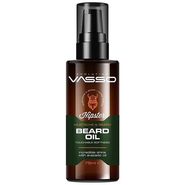 МАСЛО ДЛЯ БОРОДЫ - VASSO BEARD & MUSTACHE OIL, 75мл