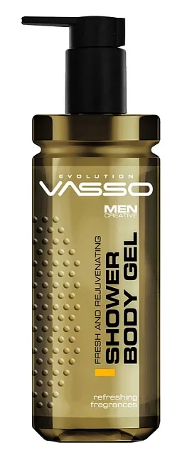 ГЕЛЬ ДЛЯ ДУША - VASSO BODY SHOWER GEL REFRESHING FRAGRANCE, 370мл